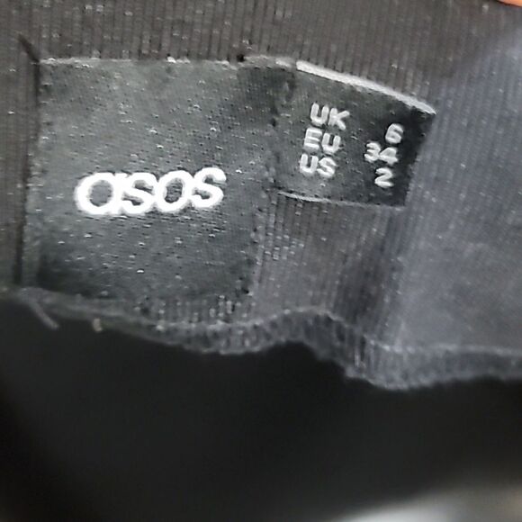 Asos Women's Black  One Shoulder Jumpsuits  Size 2 - Picture 8 of 8